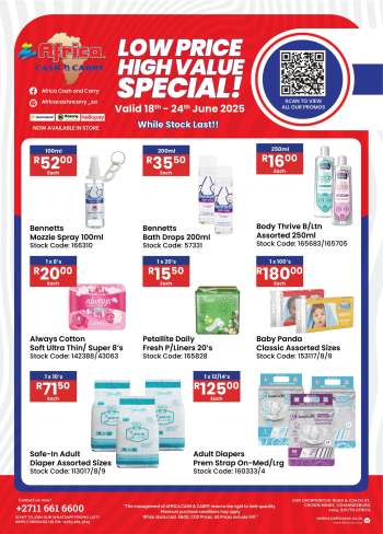 Africa Cash & Carry catalogue  - 18/06/2025 - 24/06/2025.