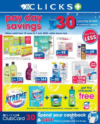 Clicks catalogue  - 19/06/2025 - 07/07/2025.