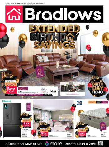 Bradlows catalogue  - 19/06/2025 - 16/07/2025.