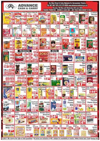 Advance Cash & Carry catalogue  - 19/05/2025 - 25/06/2025.