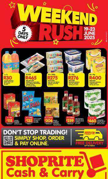 Shoprite catalogue  - 19/06/2025 - 23/06/2025.
