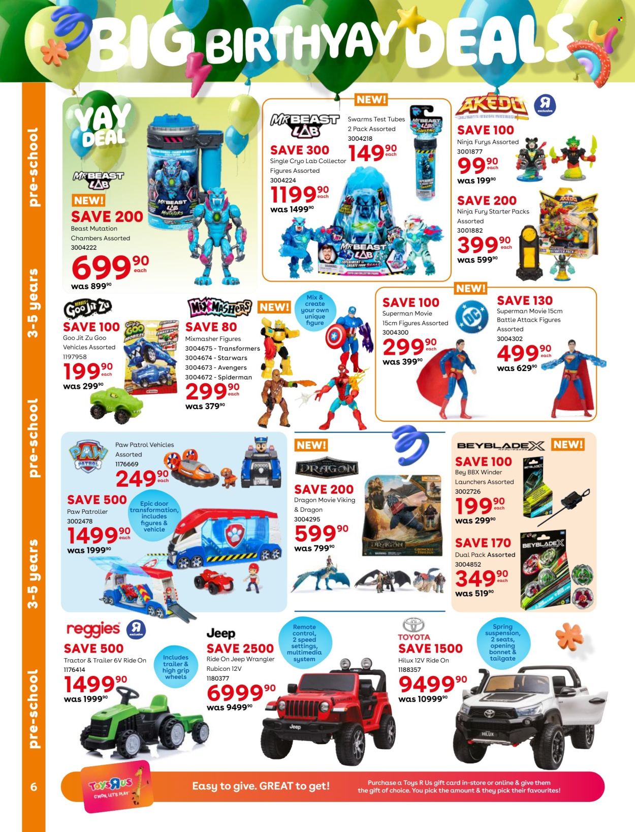 Toys R Us specials - 19/06/2025 - 03/08/2025. Page 6
