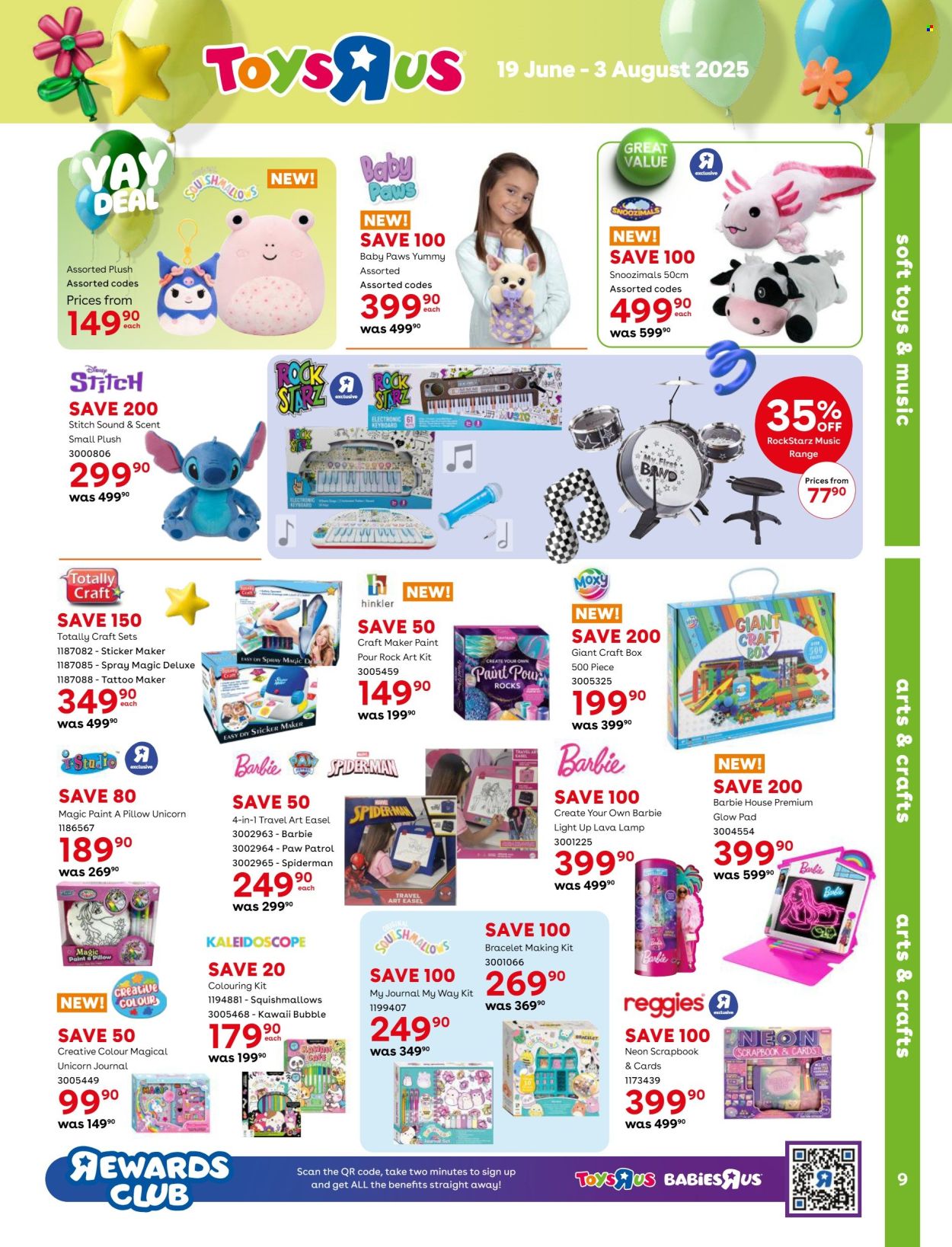Toys R Us specials - 19/06/2025 - 03/08/2025. Page 9