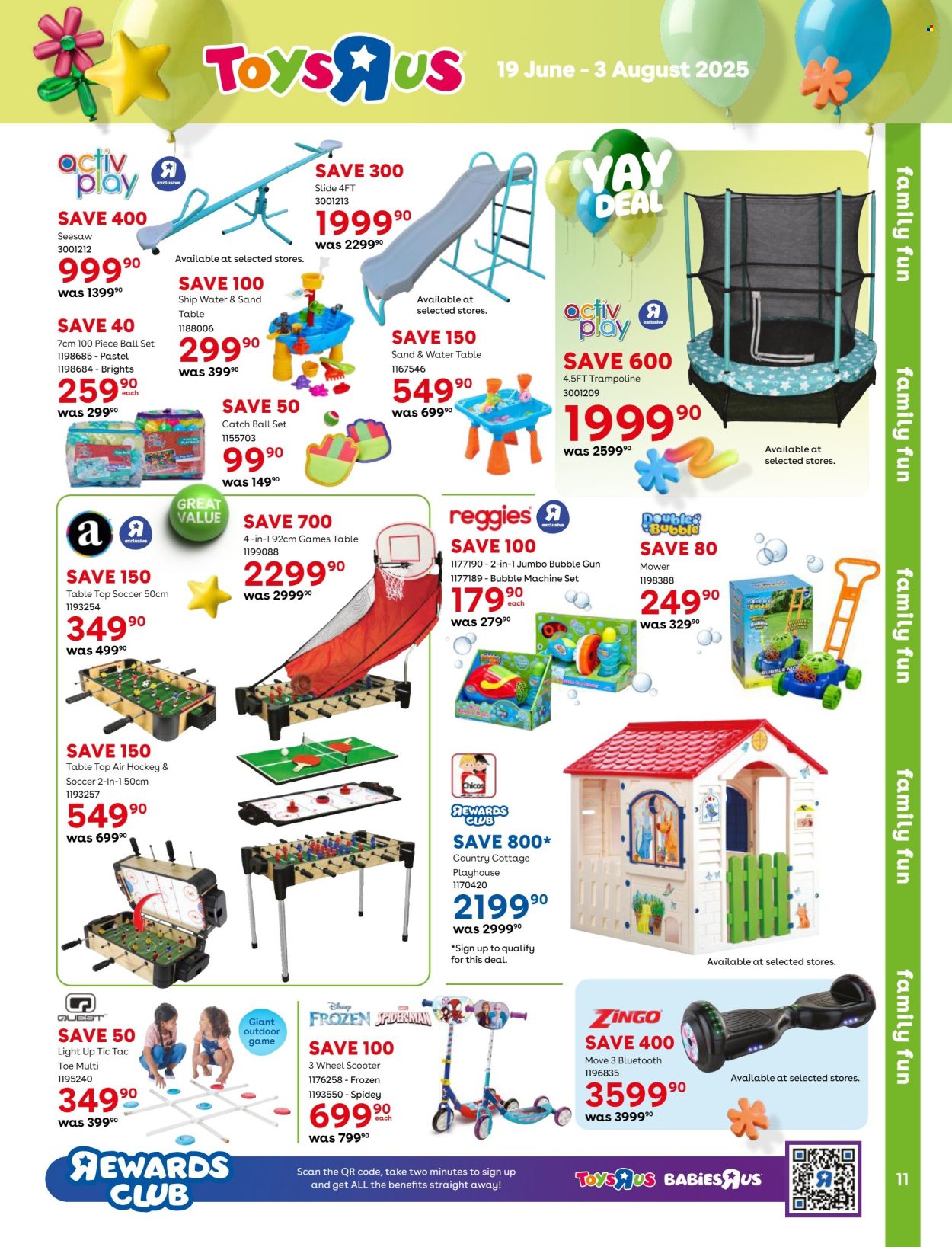 Toys R Us specials - 19/06/2025 - 03/08/2025. Page 11