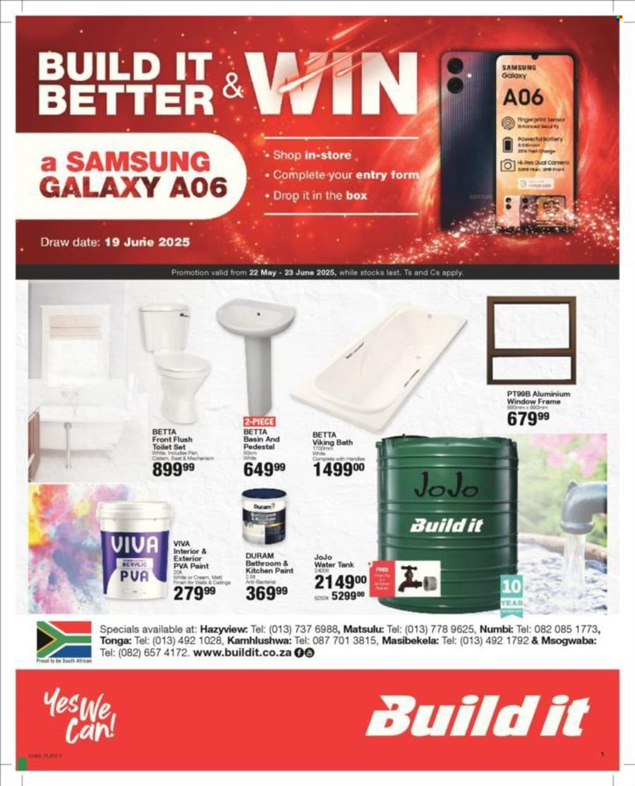 Build It specials - 22/05/2025 - 23/06/2025. Page 1