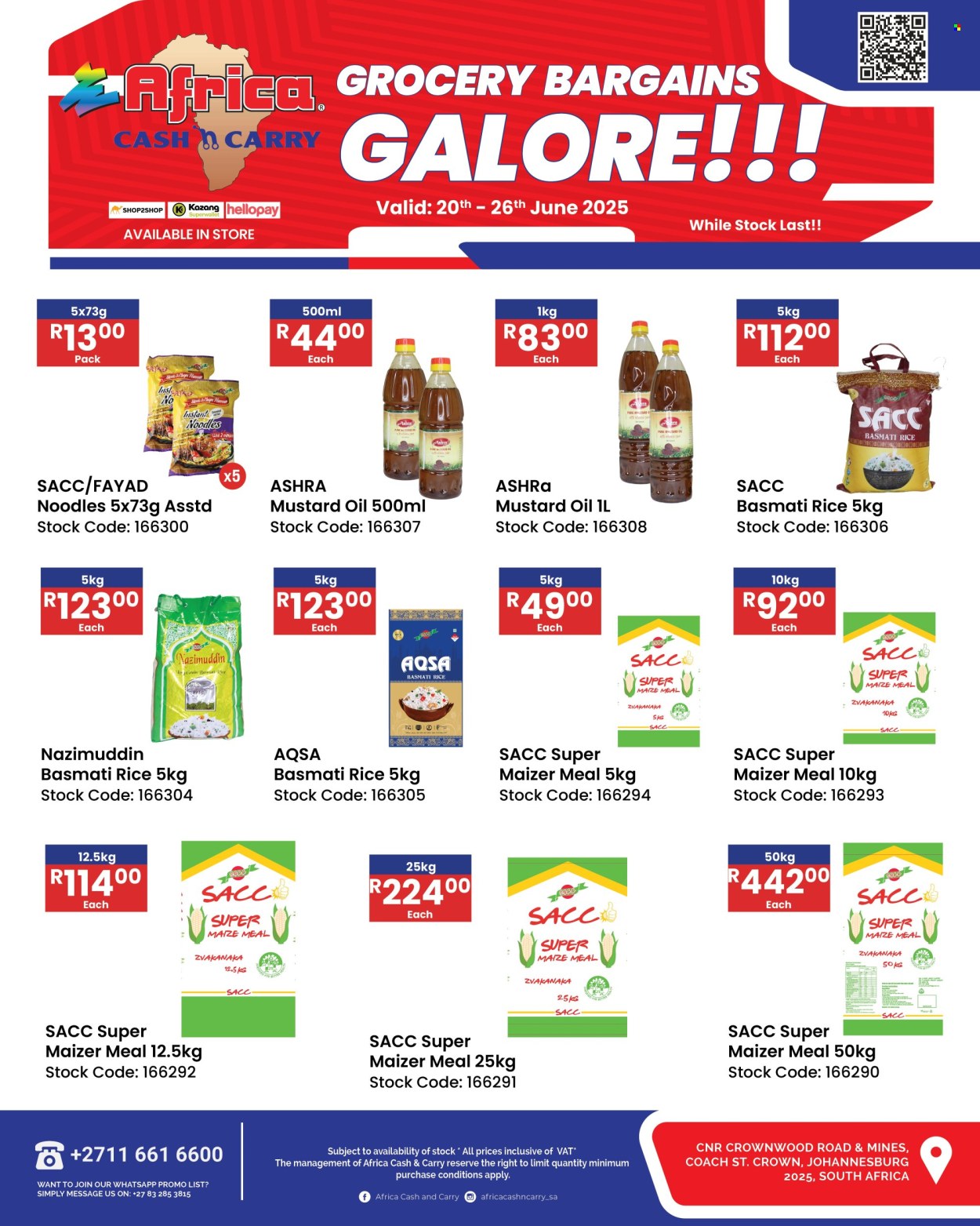 Africa Cash & Carry specials - 20/06/2025 - 26/06/2025. Page 1