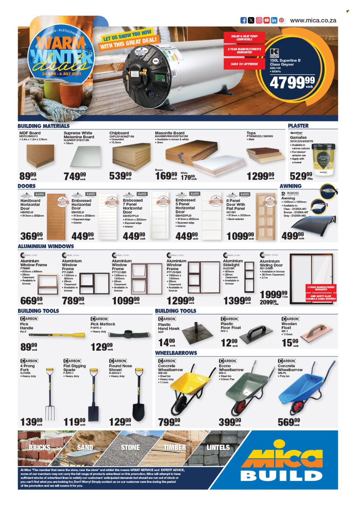Mica specials - 24/06/2025 - 06/07/2025. Page 1