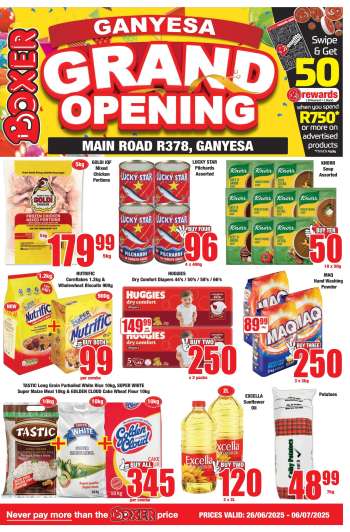 Boxer catalogue  - 26/06/2025 - 06/07/2025.