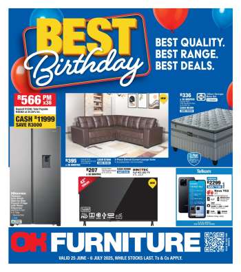 OK Furniture catalogue  - 25/06/2025 - 06/07/2025.