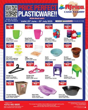 Africa Cash & Carry catalogue  - 25/06/2025 - 01/07/2025.