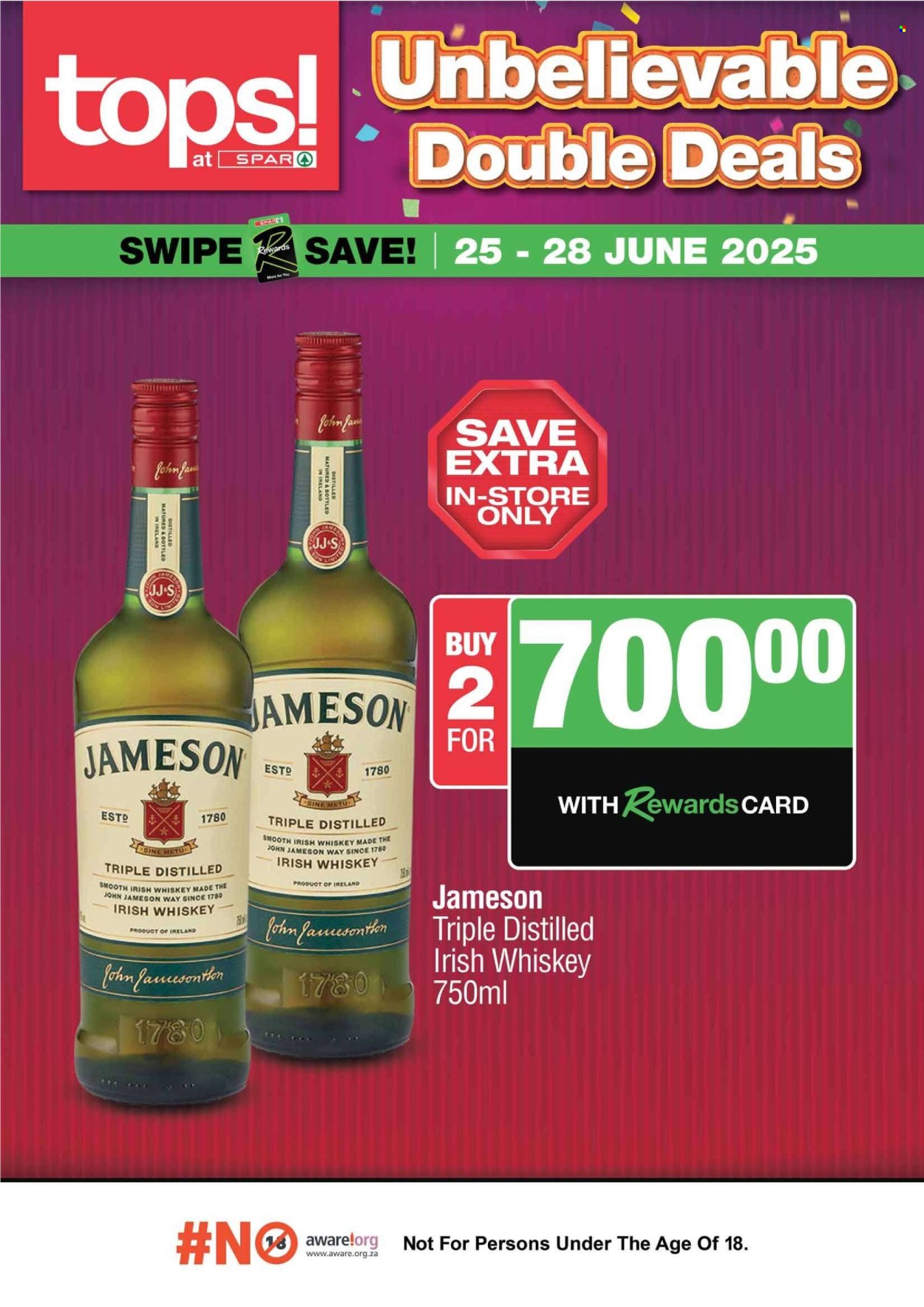 TOPS at SPAR specials - 25/06/2025 - 28/06/2025. Page 1