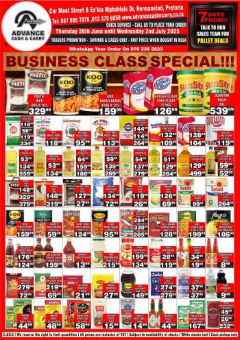 Advance Cash & Carry catalogue  - 26/06/2025 - 02/07/2025.