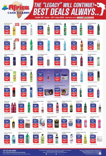 Africa Cash & Carry catalogue  - 26/06/2025 - 02/07/2025.