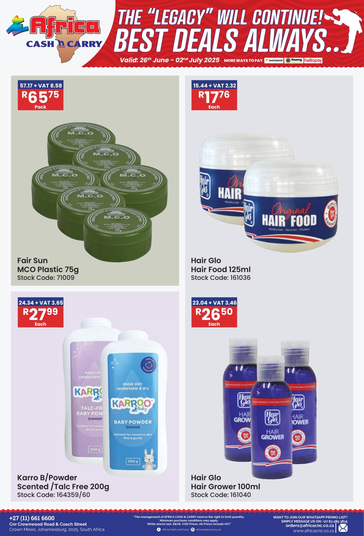 Africa Cash & Carry specials - 26/06/2025 - 02/07/2025. Page 19