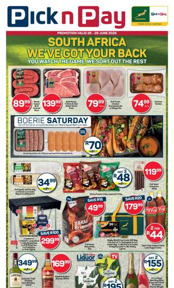Pick n Pay catalogue  - 26/06/2025 - 29/06/2025.