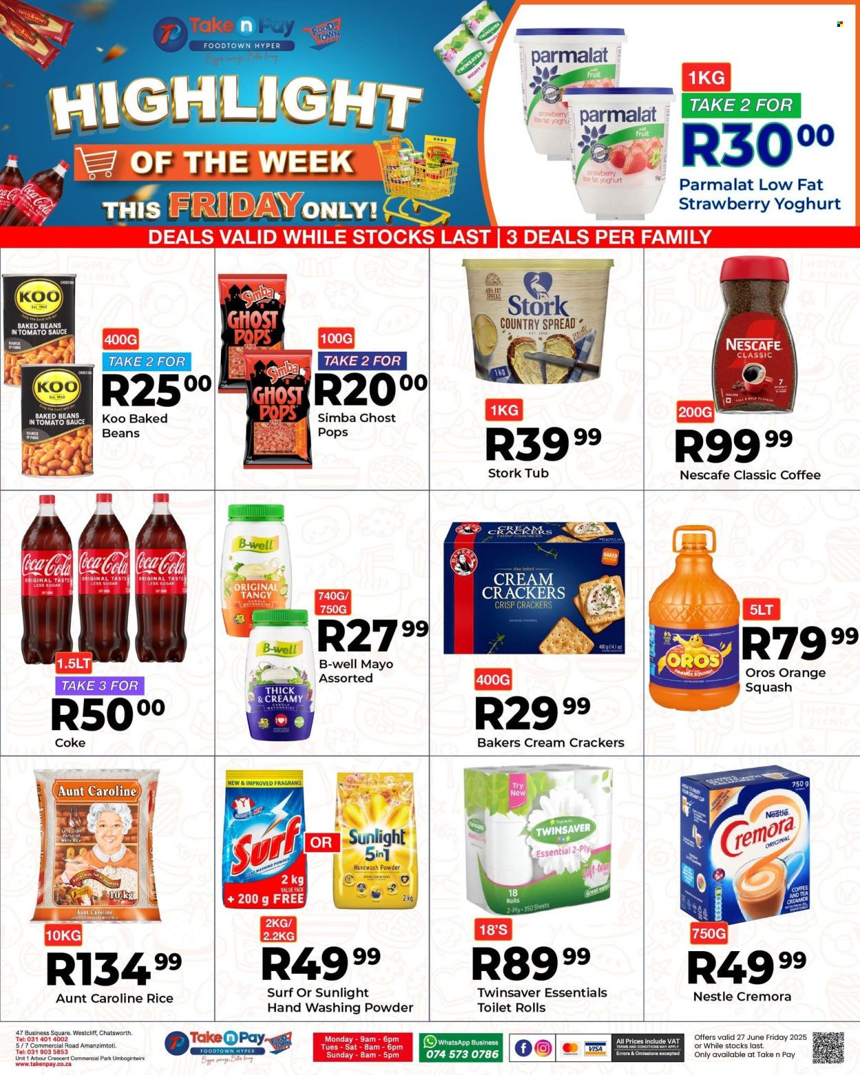 Take n Pay specials - 27/06/2025 - 27/06/2025. Page 1