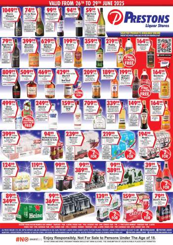 Prestons Liquor Stores catalogue  - 26/06/2025 - 29/06/2025.
