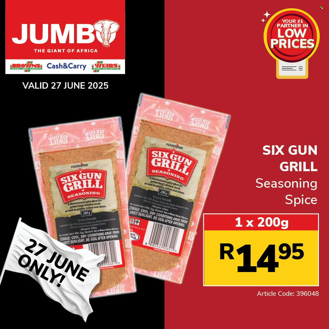 Jumbo Cash & Carry specials - 27/06/2025 - 27/06/2025. Page 11