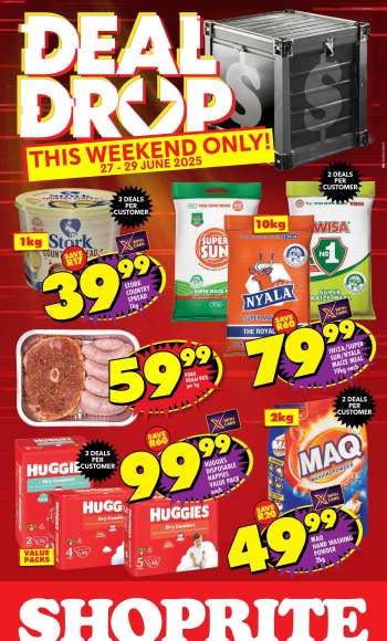 Shoprite catalogue  - 27/06/2025 - 29/06/2025.
