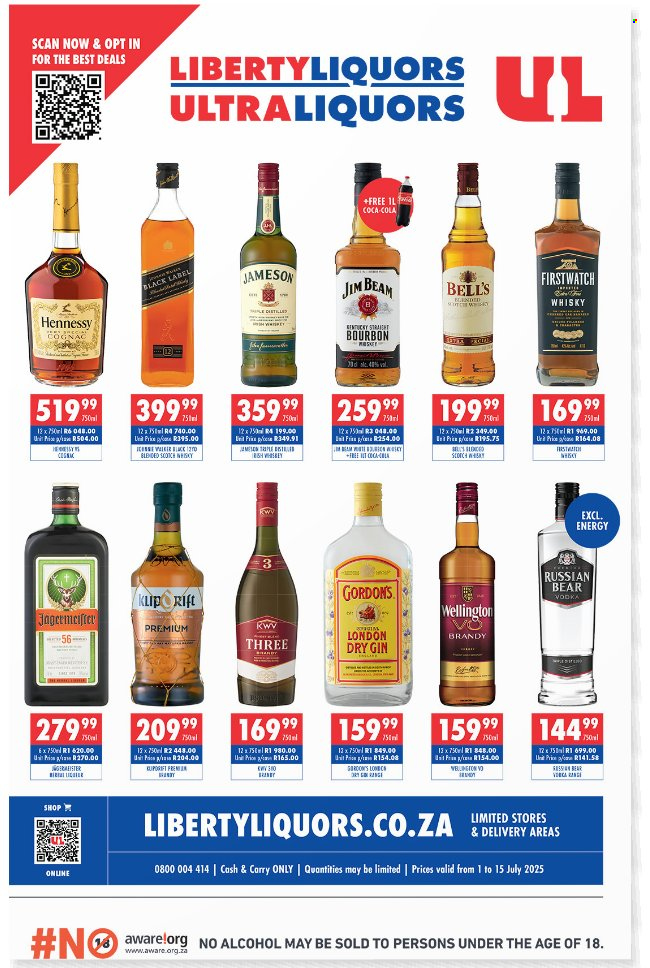Liberty Liquors specials - 01/07/2025 - 15/07/2025. Page 1