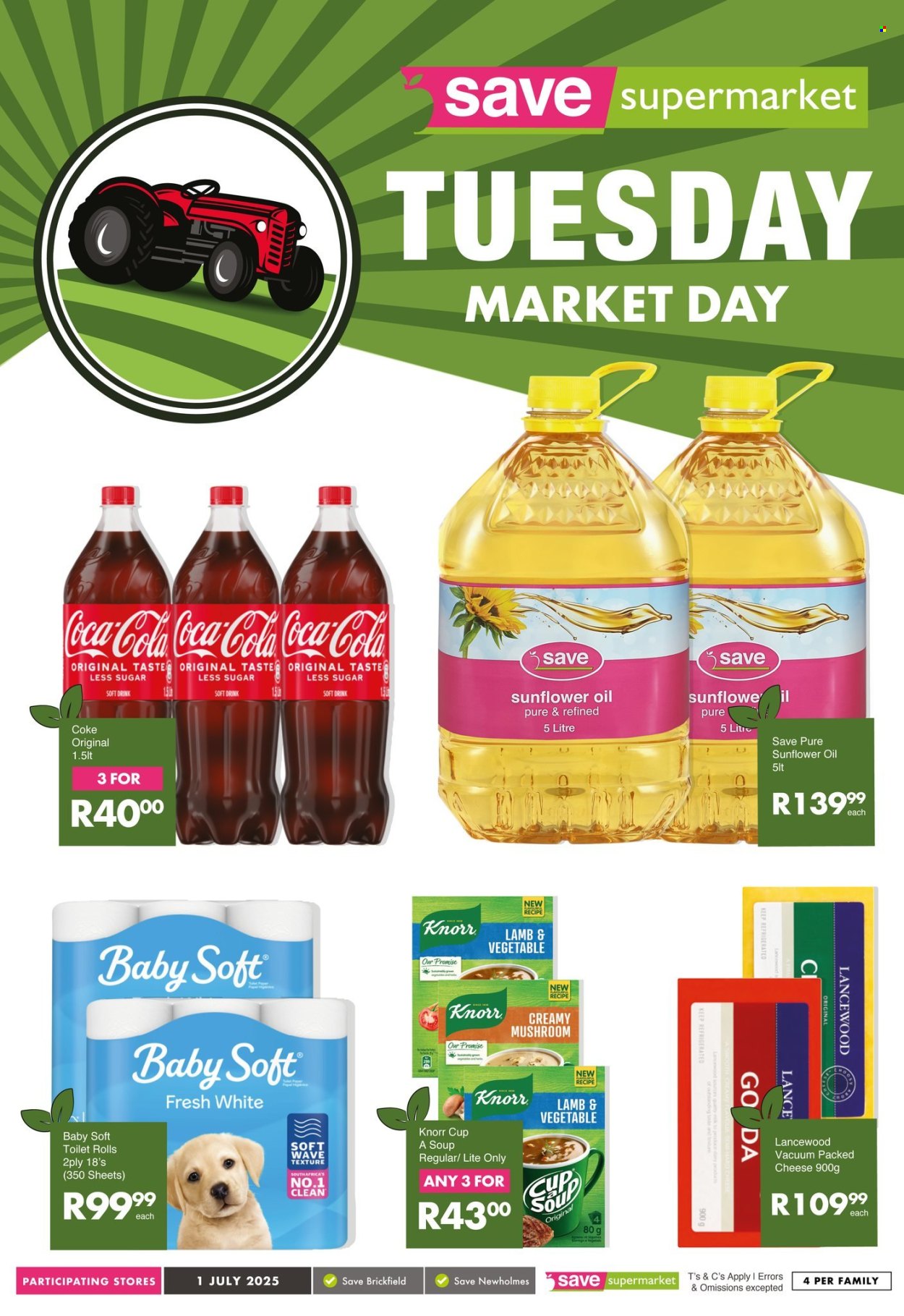 Save supermarket specials - 01/07/2025 - 01/07/2025. Page 1