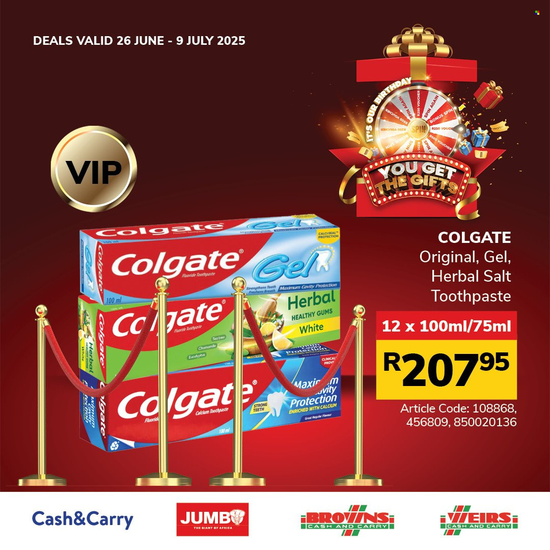 Jumbo Cash & Carry specials - 26/06/2025 - 09/07/2025. Page 12
