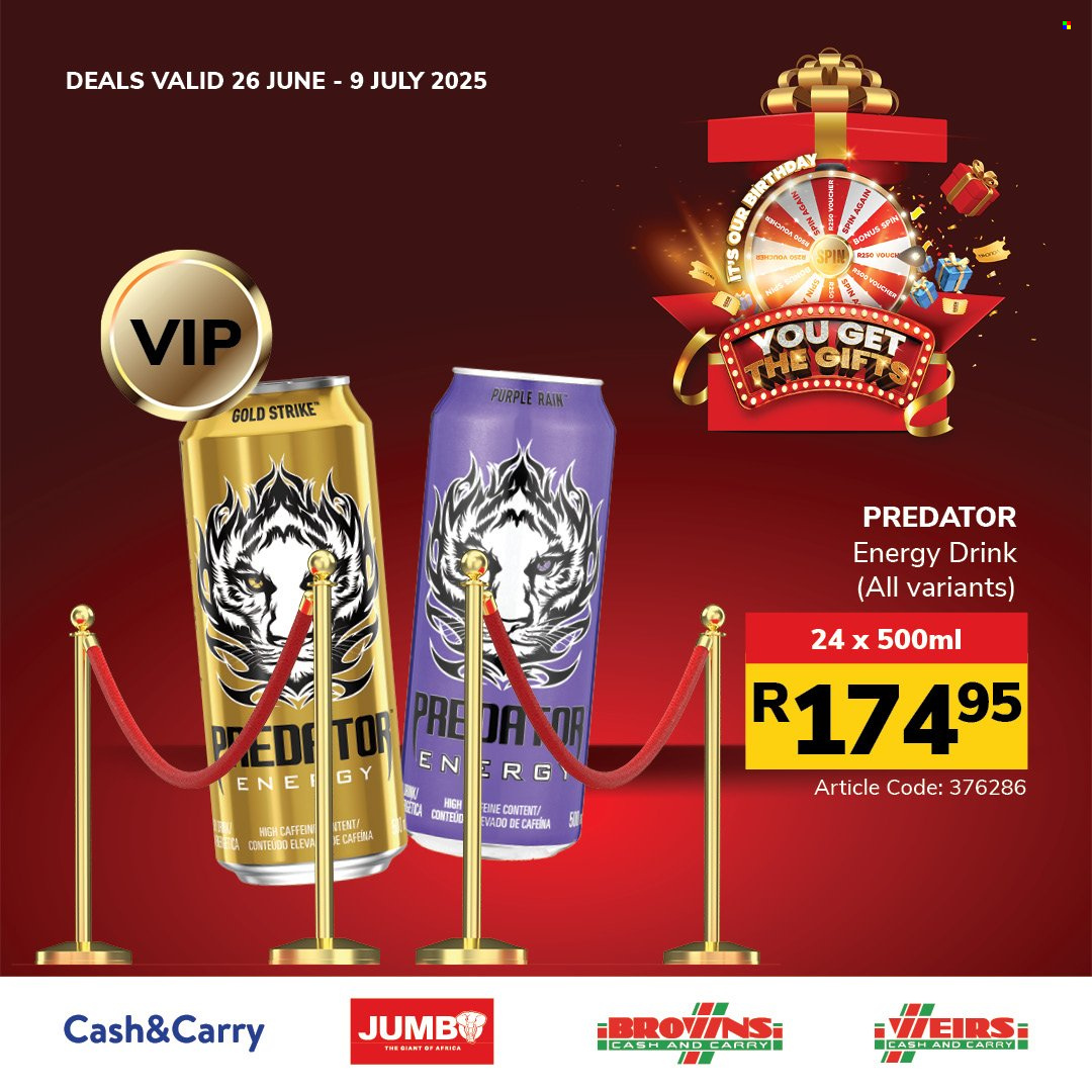 Jumbo Cash & Carry specials - 26/06/2025 - 09/07/2025. Page 13