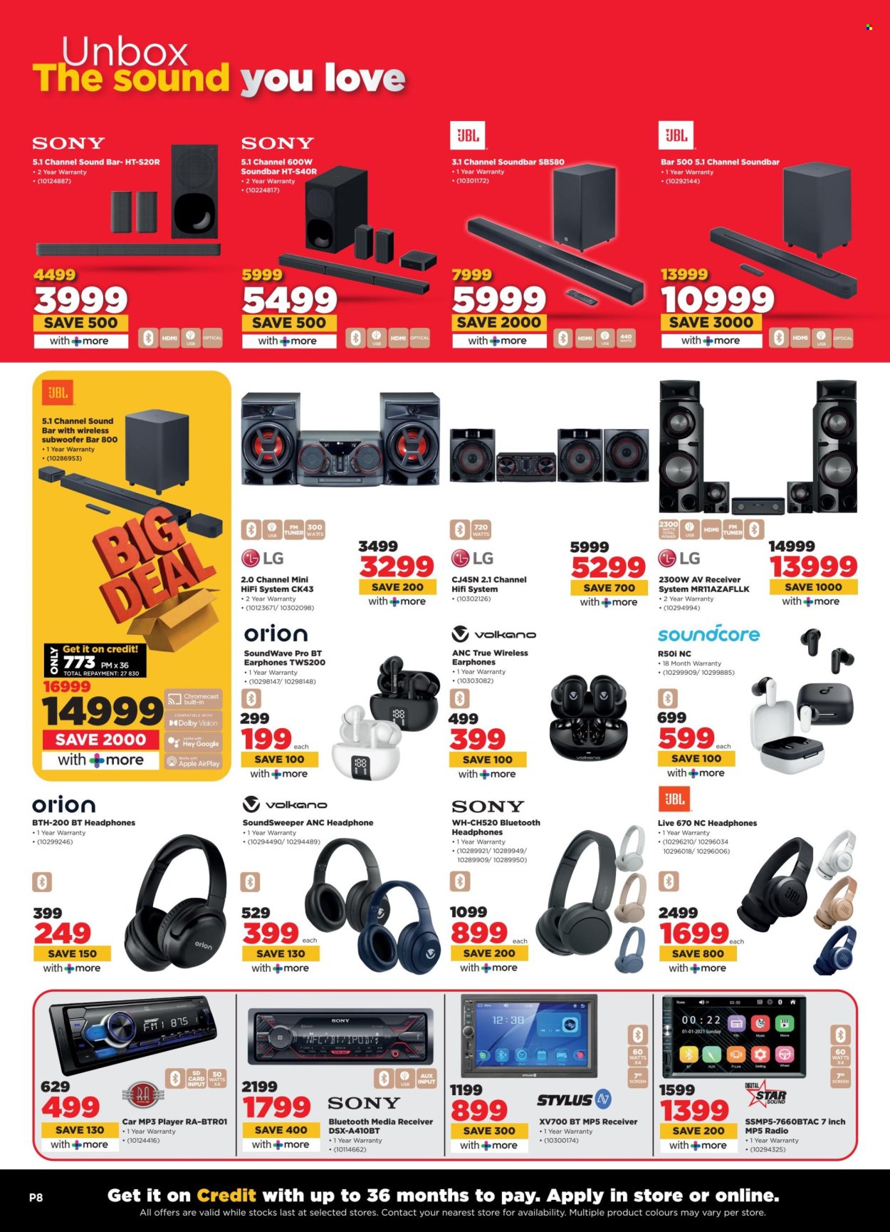 HiFi Corp specials - 02/07/2025 - 05/08/2025. Page 8