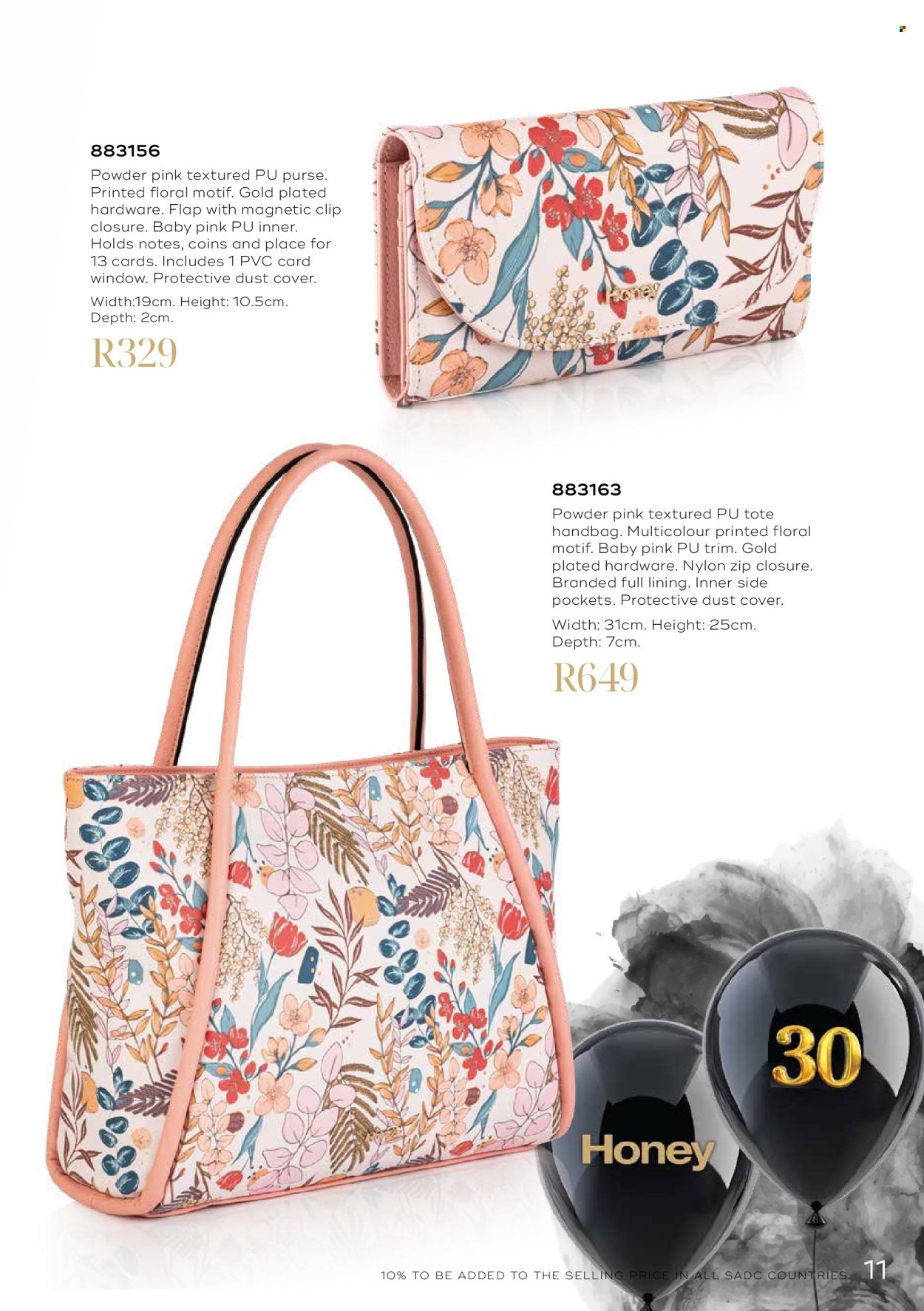 Honey specials. Page 13