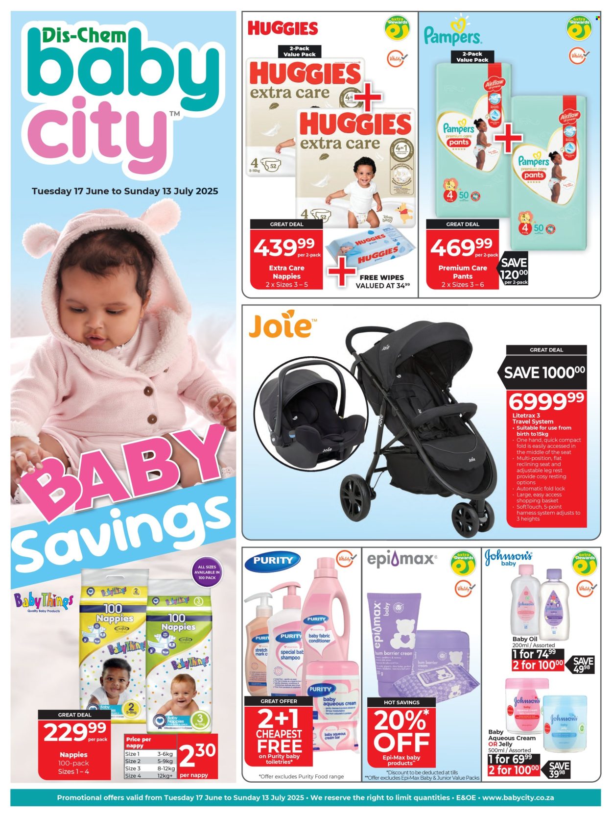 Baby City specials - 17/06/2025 - 13/07/2025. Page 1