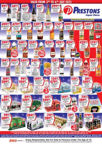 Prestons Liquor Stores catalogue  - 03/07/2025 - 06/07/2025.
