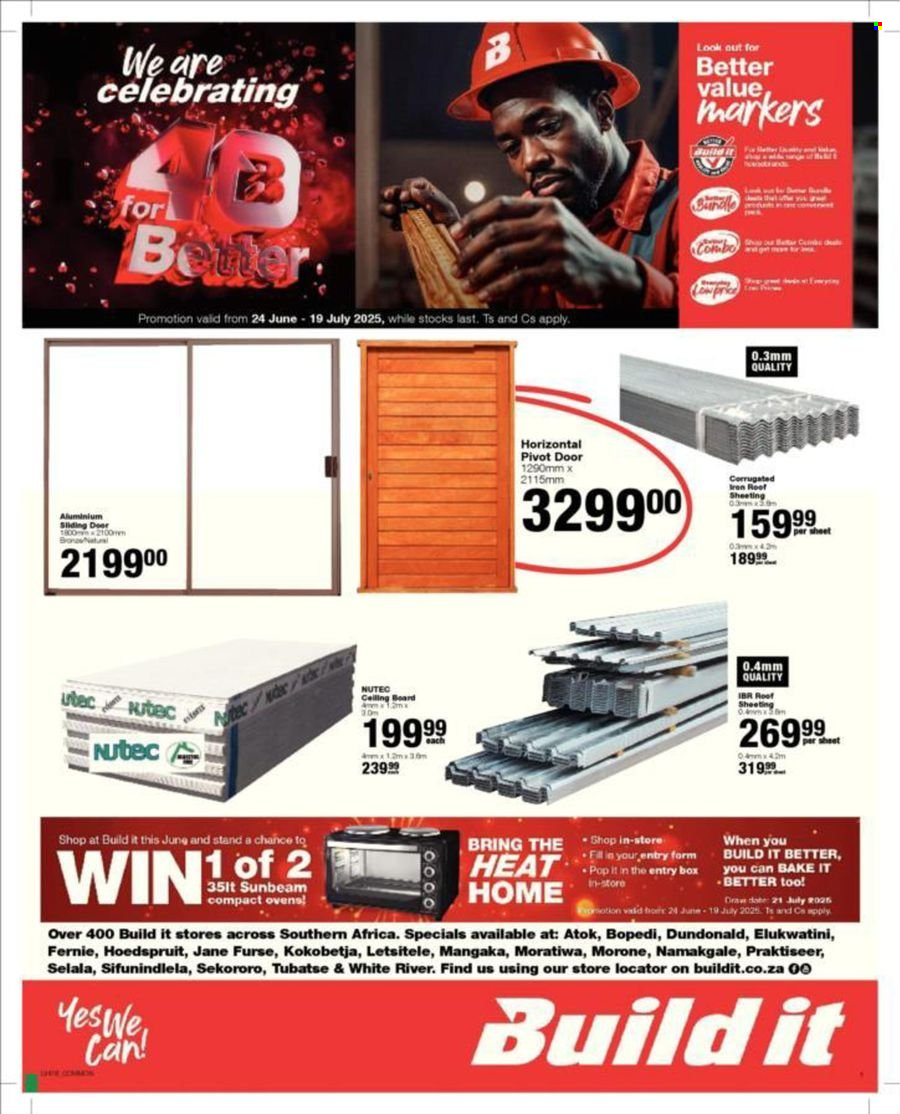 Build It specials - 24/06/2025 - 19/07/2025. Page 1