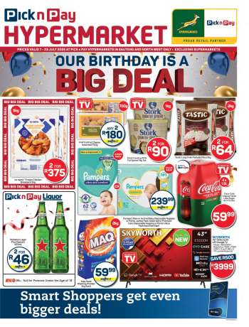 Pick n Pay Hypermarket catalogue  - 07/07/2025 - 23/07/2025.