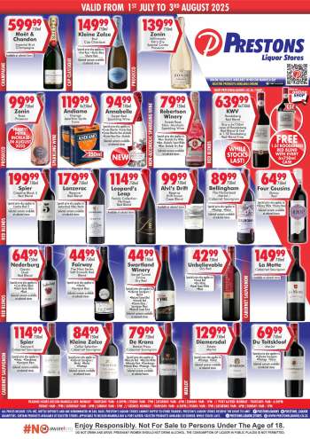 Prestons Liquor Stores catalogue  - 01/07/2025 - 03/08/2025.