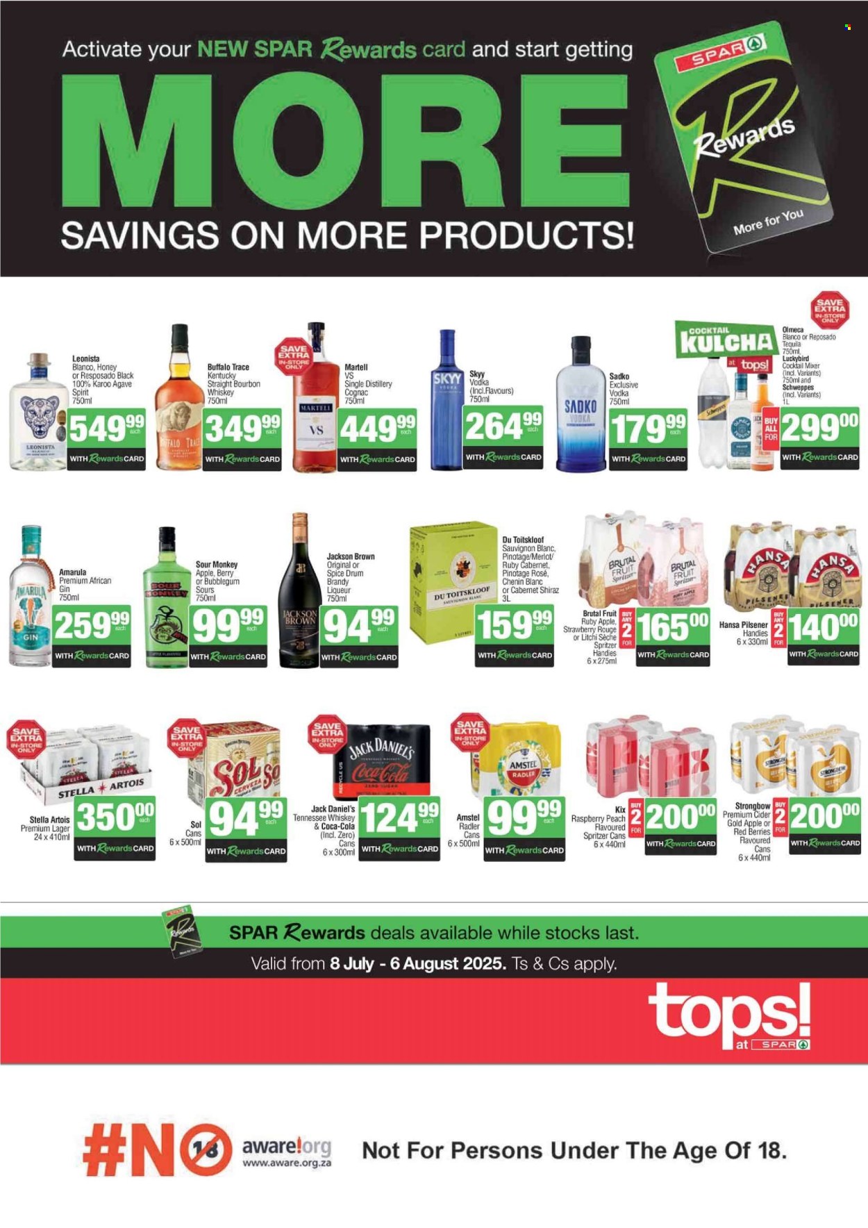 TOPS at SPAR specials - 08/07/2025 - 06/08/2025. Page 1
