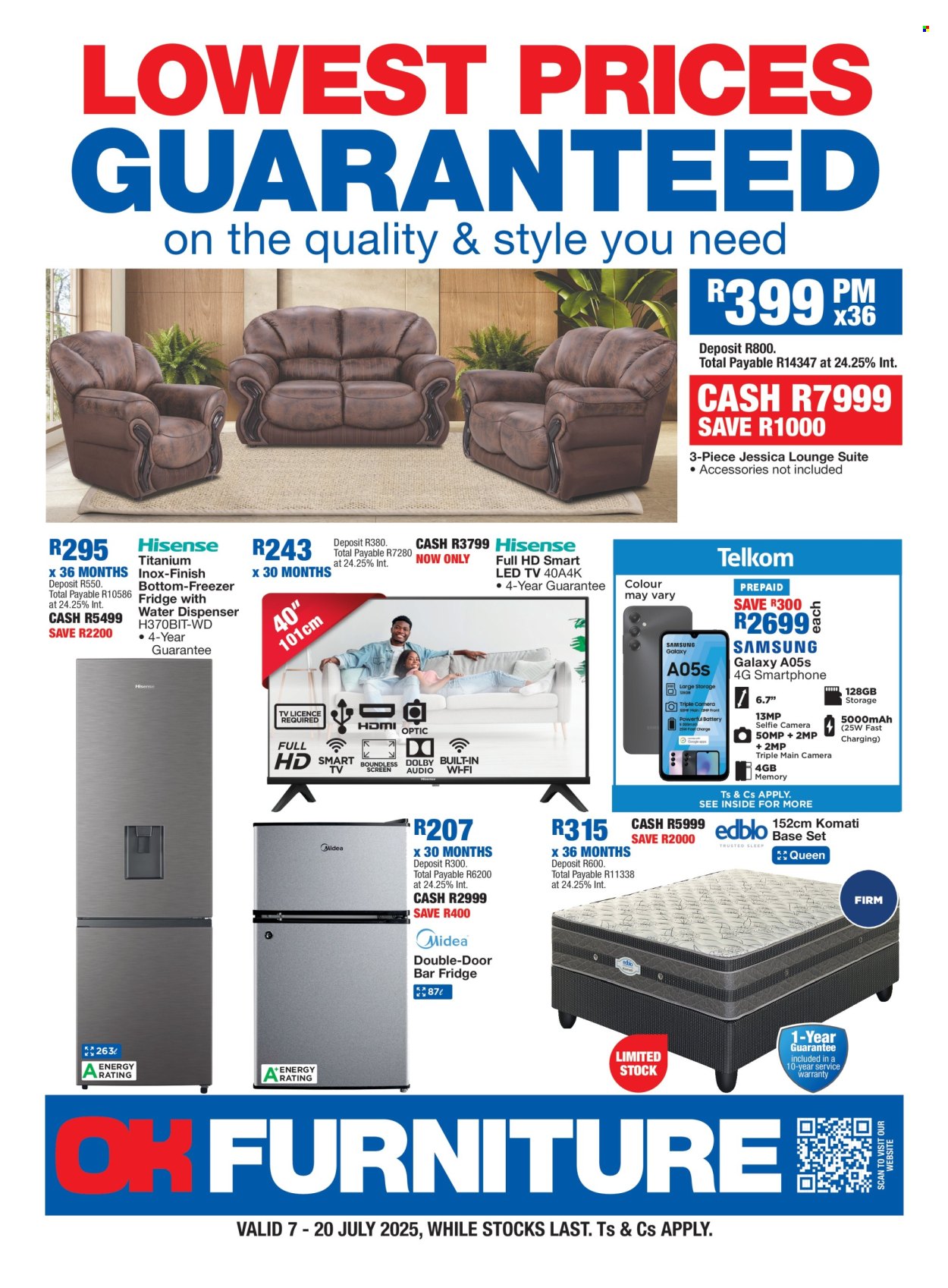 OK Furniture specials - 07/07/2025 - 20/07/2025. Page 1