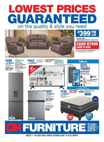 OK Furniture catalogue  - 07/07/2025 - 20/07/2025.