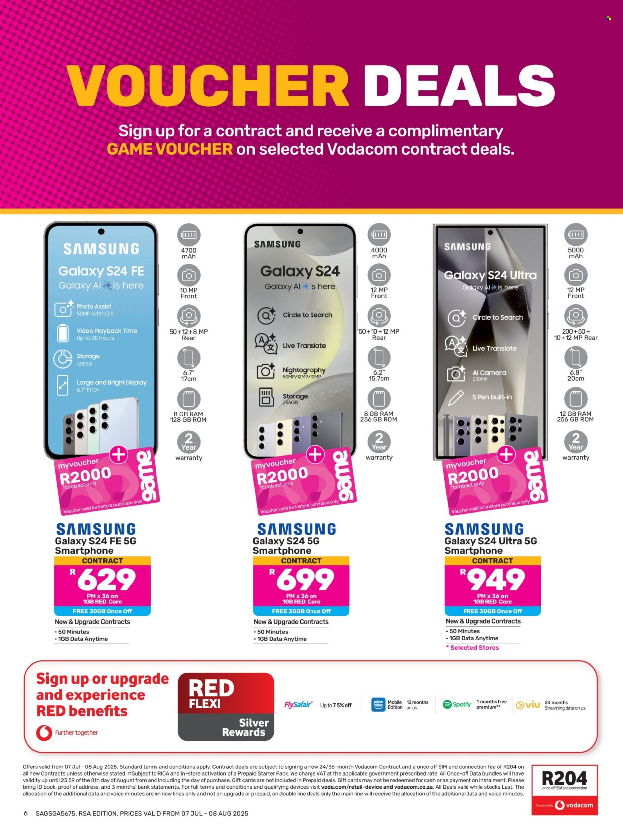 Game specials - 07/07/2025 - 08/08/2025. Page 6