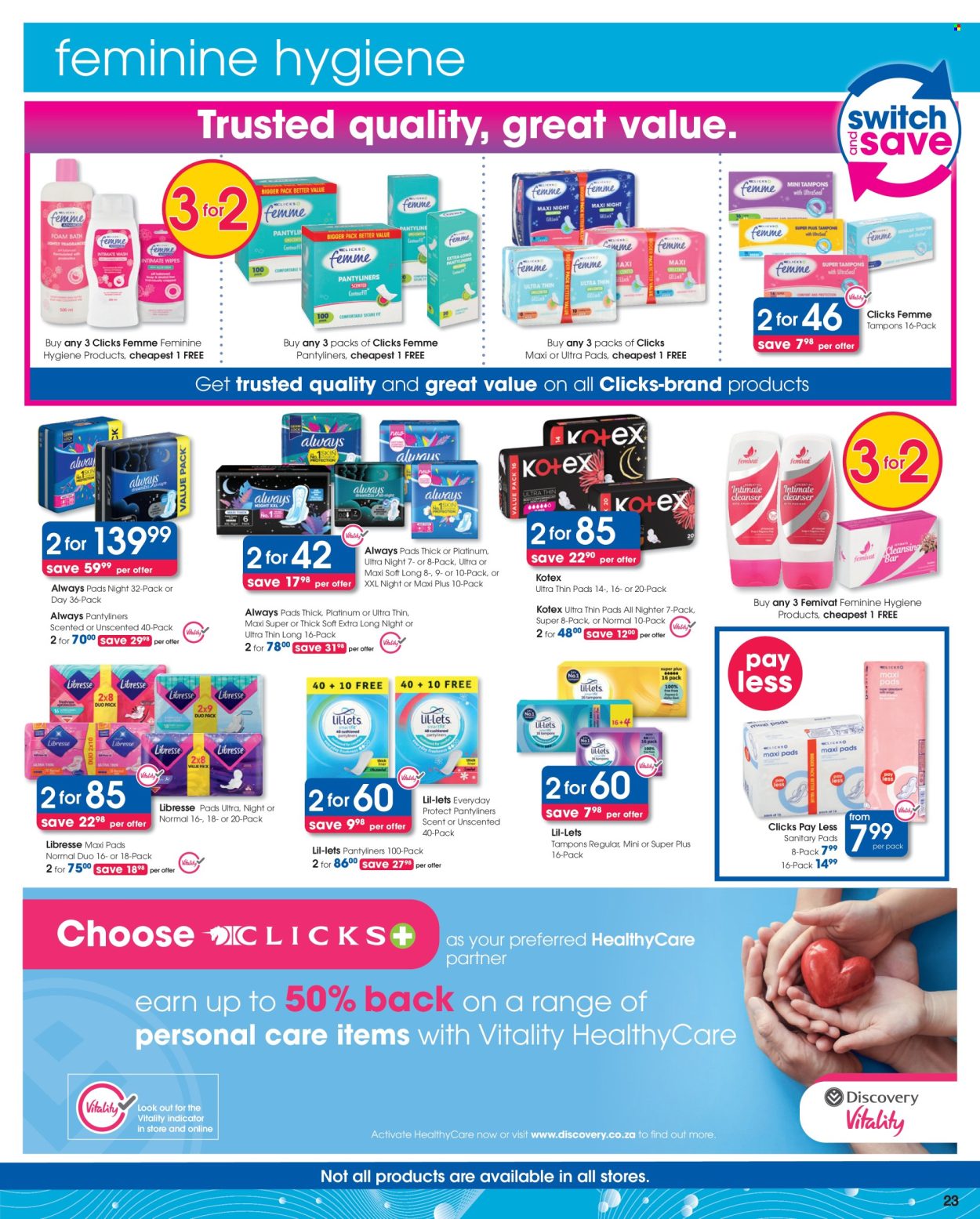 Clicks specials - 08/07/2025 - 21/07/2025. Page 23
