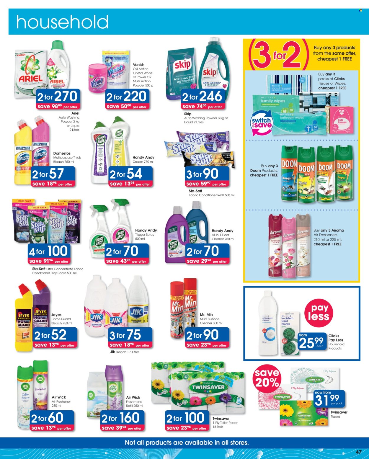 Clicks specials - 08/07/2025 - 21/07/2025. Page 47