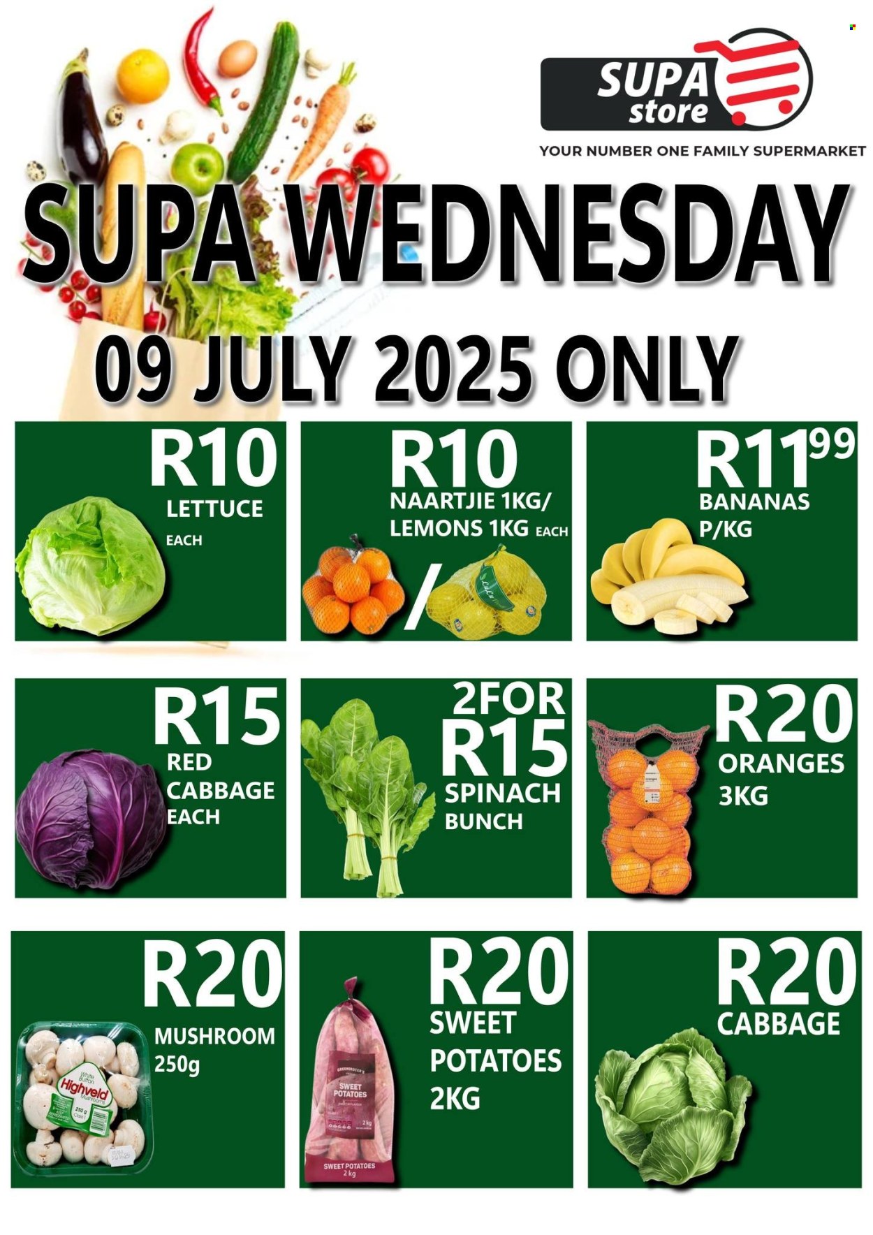 Supa Store specials - 09/07/2025 - 09/07/2025. Page 1