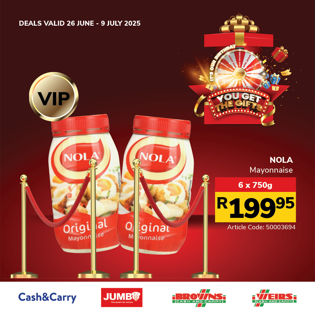 Jumbo Cash & Carry specials - 26/06/2025 - 09/07/2025. Page 56