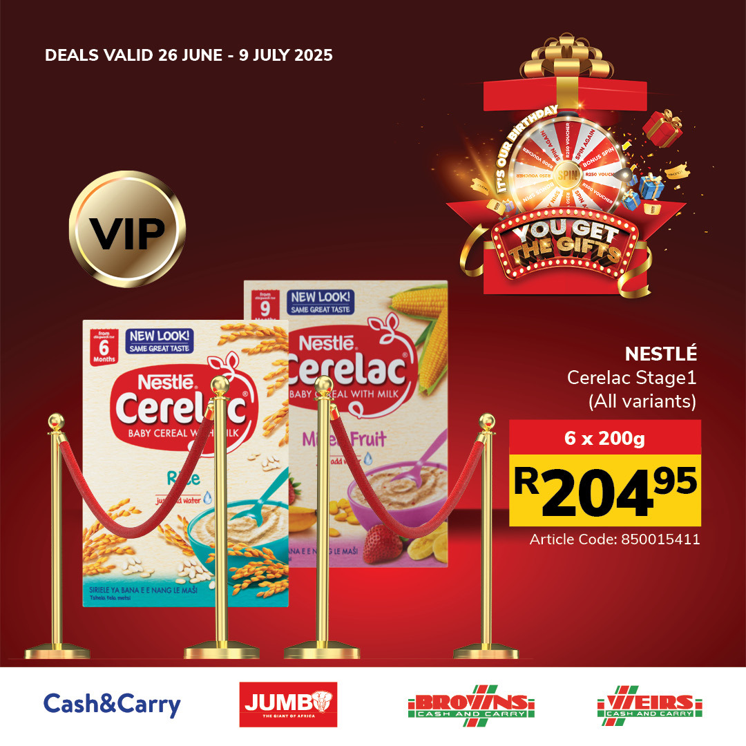 Jumbo Cash & Carry specials - 26/06/2025 - 09/07/2025. Page 58