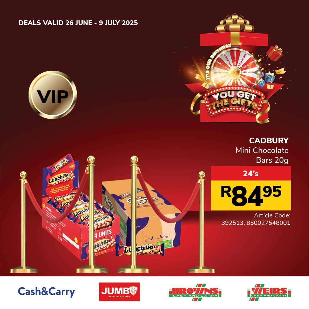 Jumbo Cash & Carry specials - 26/06/2025 - 09/07/2025. Page 61