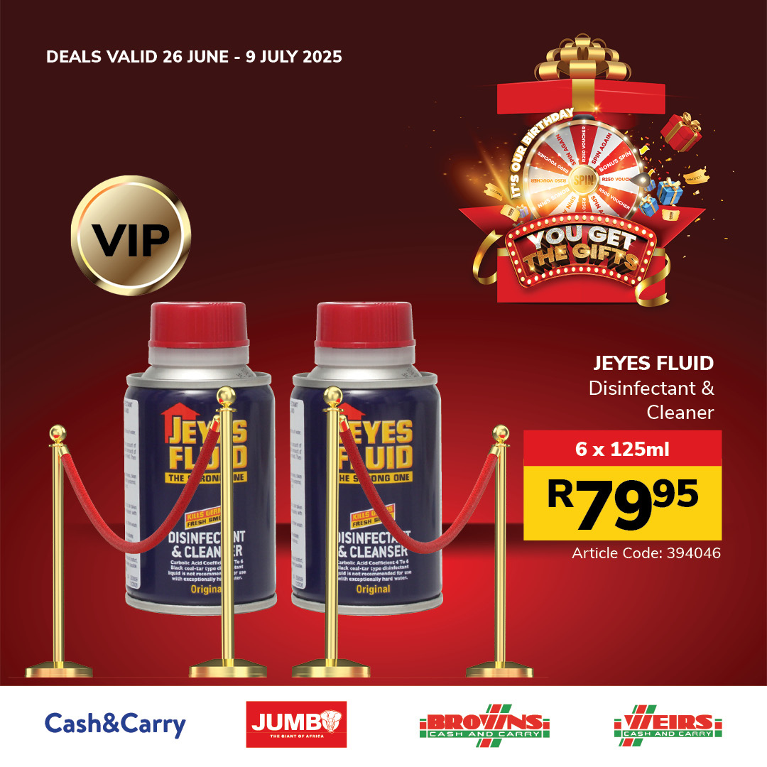 Jumbo Cash & Carry specials - 26/06/2025 - 09/07/2025. Page 62