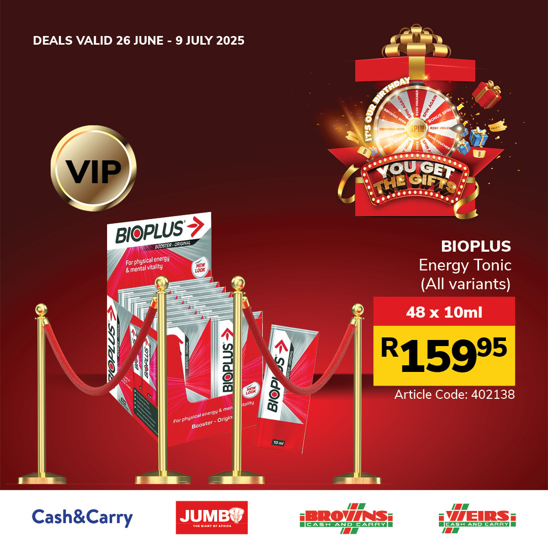 Jumbo Cash & Carry specials - 26/06/2025 - 09/07/2025. Page 63
