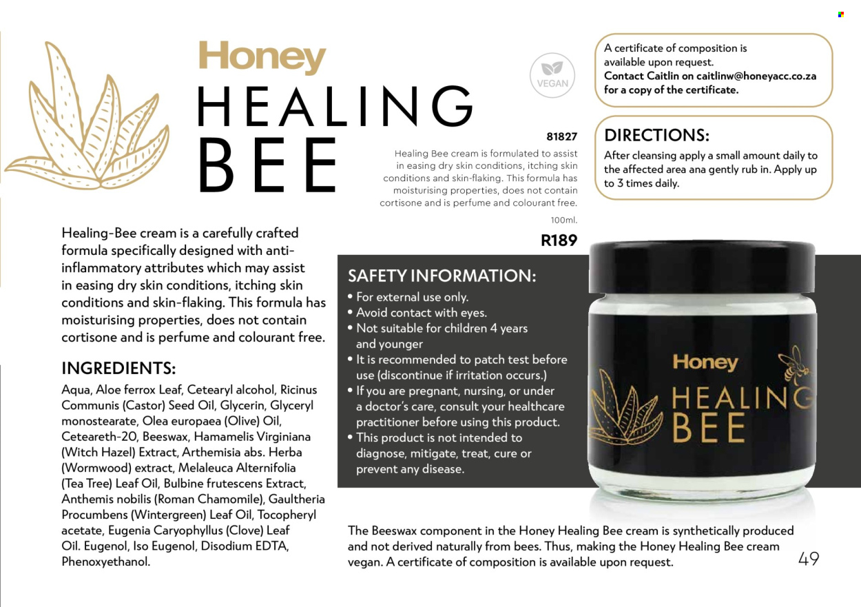 Honey specials. Page 51