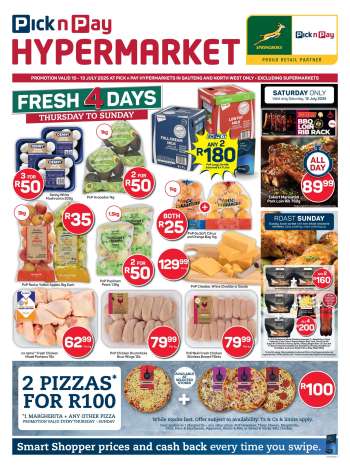 Pick n Pay Hypermarket catalogue  - 10/07/2025 - 13/07/2025.