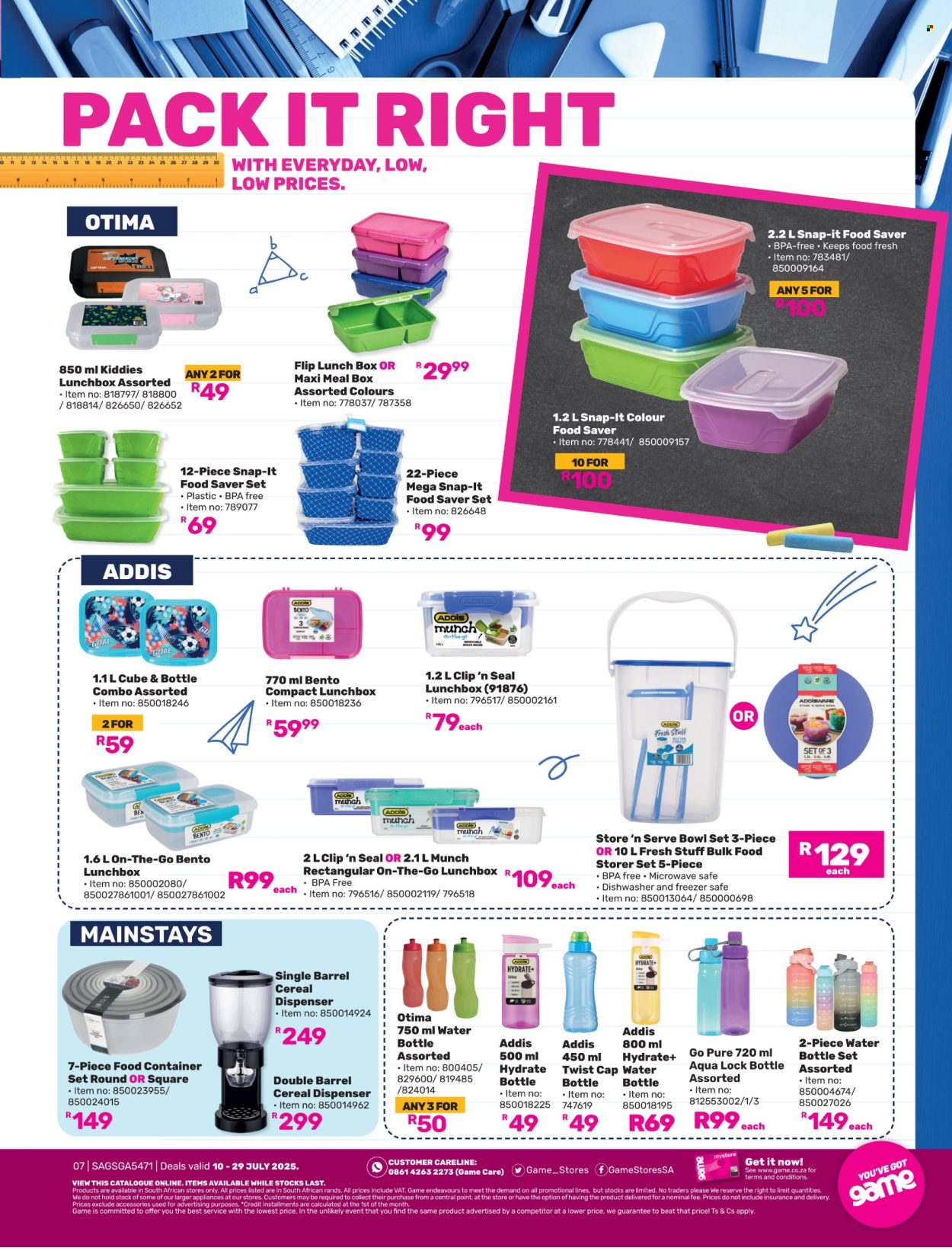 Game specials - 10/07/2025 - 29/07/2025. Page 7