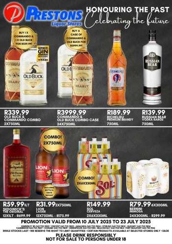 Prestons Liquor Stores catalogue  - 10/07/2025 - 23/07/2025.